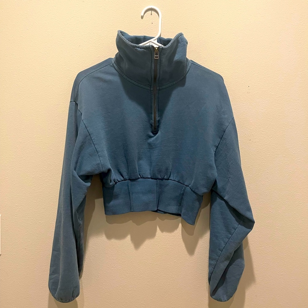 Adorable blue, long sleeve turtle neck!!